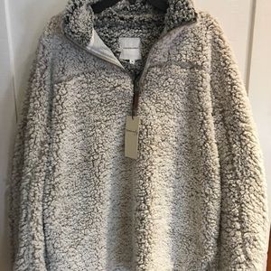 NWT Thread & Supply Wubby Fleece Sherpa Pullover